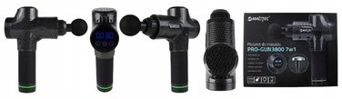 Перкусійний масажер MalTec PRO-GUN3800 7в1