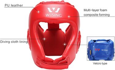 Захисний шолом WESING для боксу, MMA, бойових мистецтв