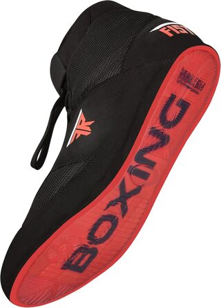 Боксерські чоботи FISTRAGE з шкіри, для тренувань, Unisex, Pro, чорні, 42.5/43 EU