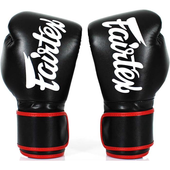 Боксерські рукавички Fairtex BGV-14 з мікрофібри, чорні, 12 унцій, для боксу, ММА та Муай Тай