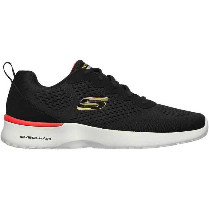 Чоловічі кросівки Skechers Skech-air Dynamight Tuned Up чорного кольору з сірими вставками, 42 EU