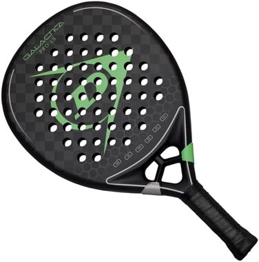 Ракетка для падел Dunlop V25, універсальний розмір, чорно-зелена