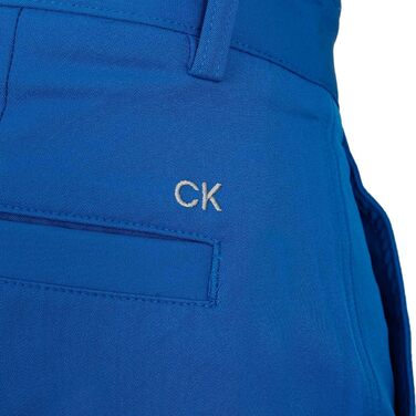 Чоловічі шорти для гольфу Calvin Klein Micro Tech 2026, легкі дихаючі стрейч, колір Mid Blue, розмір 44