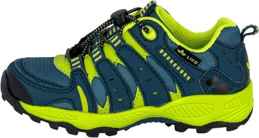 Дитячі трекінгові півчеревики Lico Fremont для хлопчиків та дівчаток, Petrol Lemon, розмір 30 EU