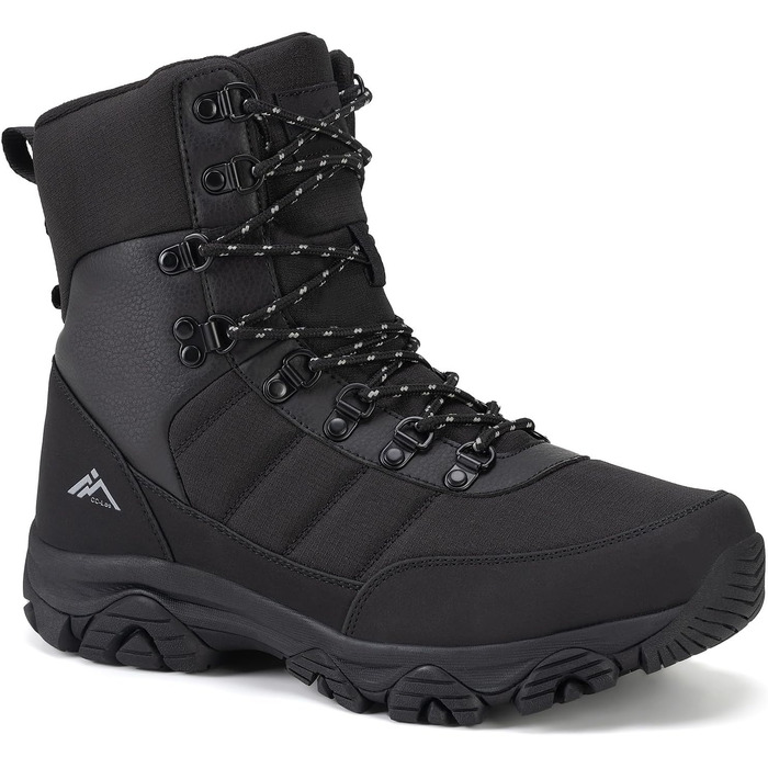 Чоловічі зимові черевики CC-Los: водонепроникні, для ходьби, з утеплювачем, розмір 40-48, чорний