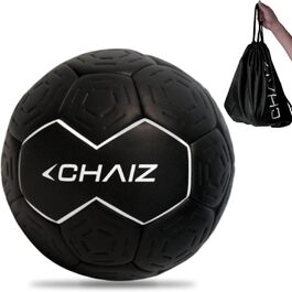 Гандбольний м'яч CHAIZ CNTRL Hype Grip чорний, розміри 2 і 3, для тренувань і змагань, для жінок і чоловіків, з чохлом