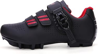 Велосипедні шкарпетки для жінок та чоловіків, MTB, Radsport, Mountainbike, кросівки, дихаючі, Outdoor, велосипедні, Spin MTB (39 EU, Чорний/Червоний)