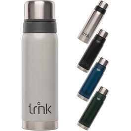Термос trnk Outdoor polar 2, 750 мл, нержавіюча сталь, BPA-free, з 2 чашками, тримає тепло 24 год, для напоїв, сірий
