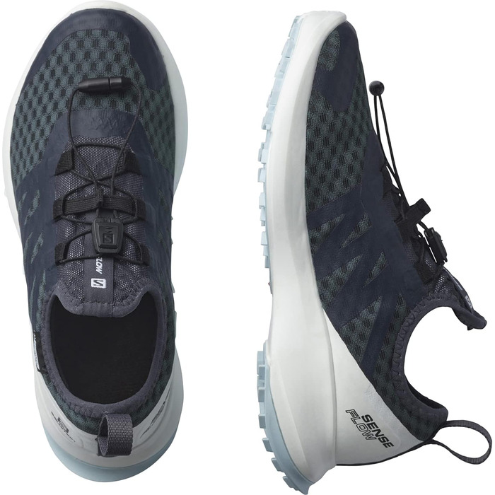 Дитячі трейлові кросівки Salomon Sense Flow Climasalomon Waterproof India Ink White Crystal Blue