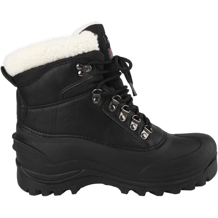 Водонепроникні зимові черевики Riemot для жінок та чоловіків: теплі, з підкладкою, антиковзаючі, для походів, трекінгу, роботи та катання на лижах. Розміри EU36-47, чорний колір.