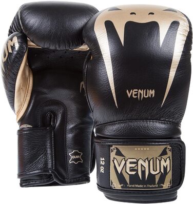 Боксерські рукавички Venum Giant 3.0 для муай-тай та кікбоксингу, 16oz, чорні