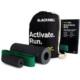 BLACKROLL набір для фасціального масажу Running Box, універсальний розмір, для жінок і чоловіків, чорний