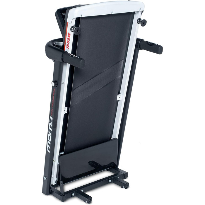 Бігова доріжка Moma Bikes 1500W з LCD-дисплеєм, 4 пульсометрами та 12 тренувальними програмами