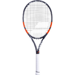 Тенісна ракетка Babolat Boost Strike для дорослих, натягнута, розмір ручки 2, червоно-чорно-біла, 2024