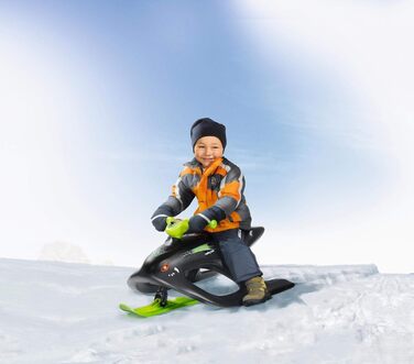 Дитячий боб BIG-Bobby-Bob Wild Spider, з тросом та ручкою, легке керування, металеві куфелі, для дітей від 4 років, чорний