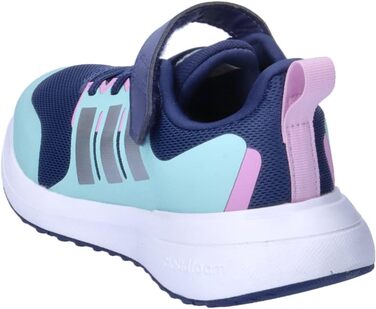 Дитячі кросівки Adidas Fortarun 2.0 для бігу, 29 EU, темно-синій, сріблястий, аква
