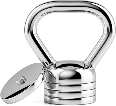 Кетлбел Northdeer сталевий регульований 5/10 кг - гиря для силових тренувань, фітнесу та домашніх тренувань