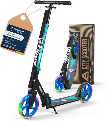 Міський самокат Apollo Phantom Pro - XXL колеса, складний, регульована висота, для дорослих, дітей та підлітків