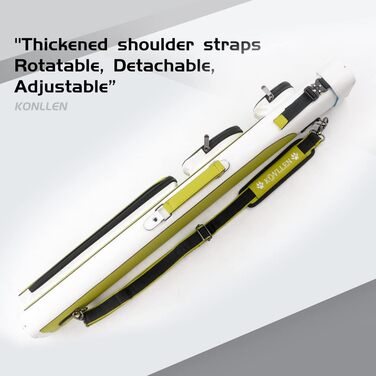 Чохол для більярдних куль KONLLEN 6-лунковий ручної роботи, 2 кийки, 4 аксесуари, 6 кольорів, трав'яно-зелений