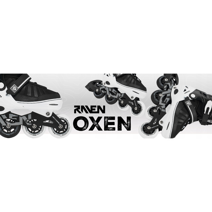 Регульовані ролики RAVEN Oxen White, розмір 38-42