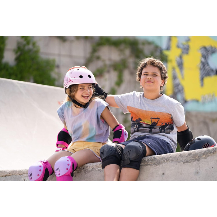 Дитячий велосипедний та скейтбордний шолом SKATEWIZ, легкий, для дітей та підлітків, 8 дизайнів, німецький виробник