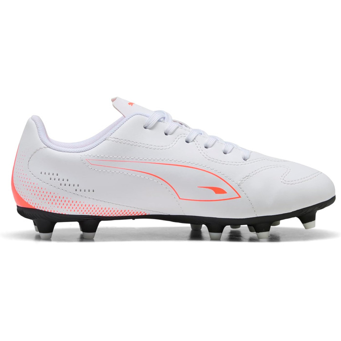 Дитячі футбольні бутси PUMA Vitoria II FG/AG Jr для футболу, 32 EU, білий/червоний