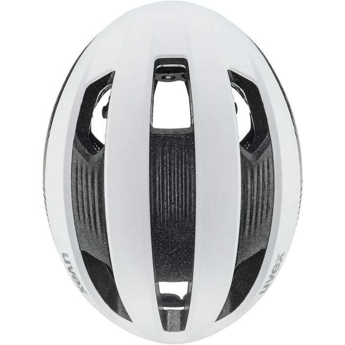 Жіночий велосипедний шолом uvex rise cc Women's Edition, біло-сірий, розмір 56-59 см, індивідуальне регулювання, вентиляція