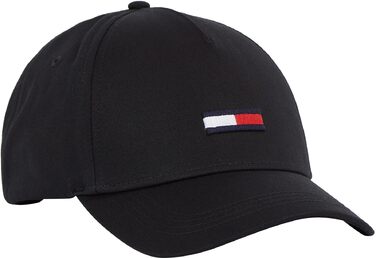 Кепка Tommy Jeans Unisex TJU Flag Basecap, універсальний розмір, чорна