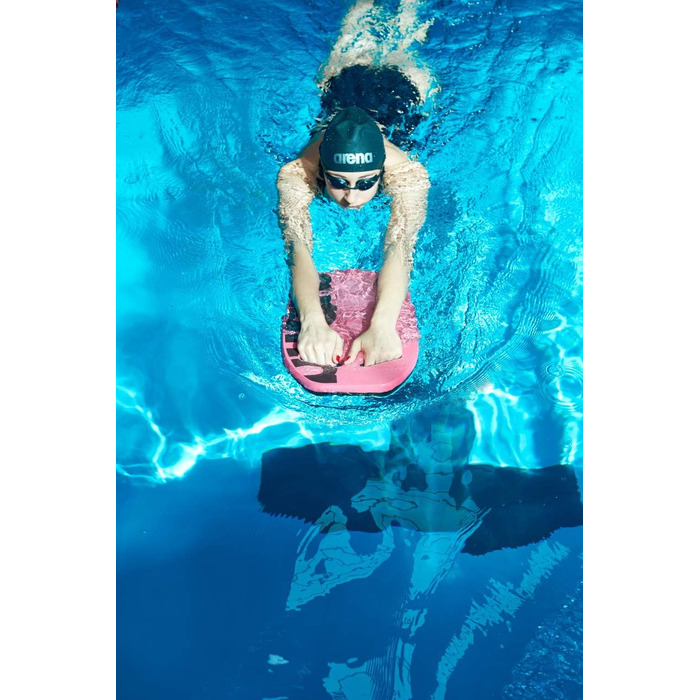 Плавальна дошка arena Kickboard для басейну, EVA, 39x30 см, рожева, з отворами для хвату, тренувальний інвентар, без ПВХ