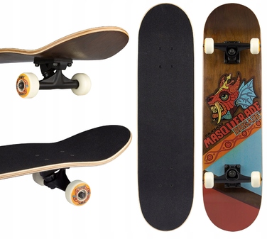 Класичний дерев'яний скейтборд Masquerade NIJDAM
