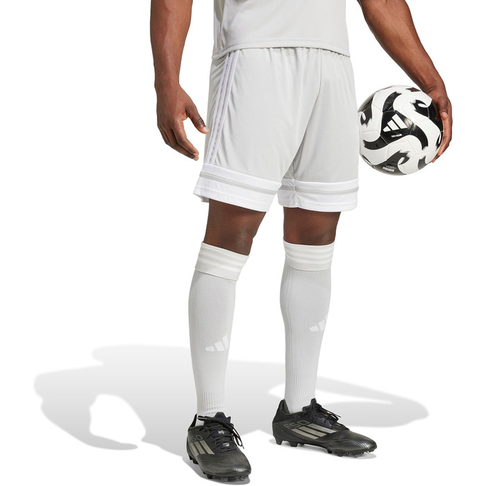 Спортивні чоловічі шорти adidas Squadra 25, колір Team Light Grey/White, розмір M