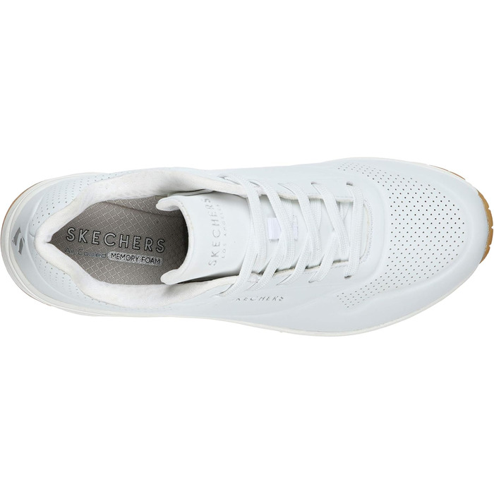 Жіночі кросівки Skechers UNO Stand ON AIR, білі (WHT), матеріал Durabuck, розмір 37 EU
