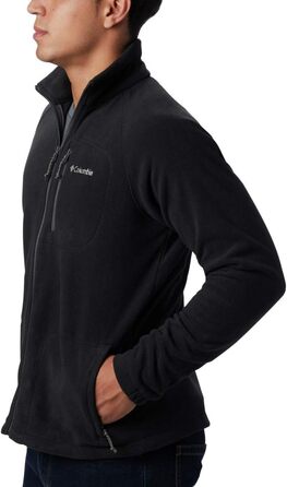 Чоловіча флісова куртка Columbia Fast Trek II Full Zip чорного кольору, розмір M