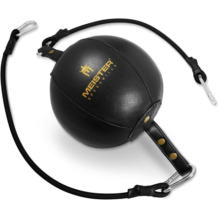 Швидка сумка Meister SpeedKills з подвійною строчкою з шкіри, з еластичними шнурами та легким латексним мішечком (17,8 см)