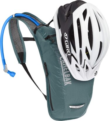 Велосипедний гідро-рюкзак CamelBak Hydrobak 1,4 л, алюміній/чорний, легкий питний рюкзак