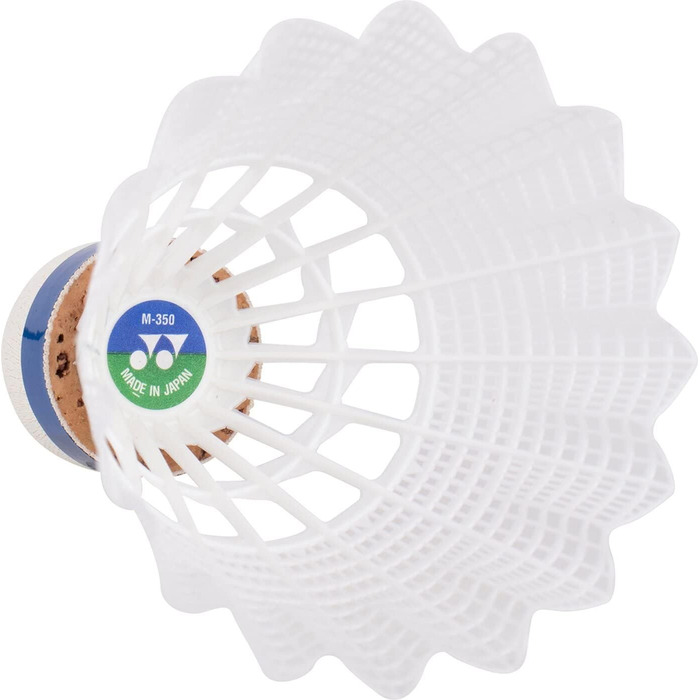 Бадмінтонні м'ячі Yonex Mavis 350 (6 шт.) - білі, середній рівень
