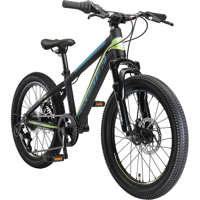 Дитячий гірський велосипед BIKESTAR 20 дюймів, алюмінієва рама, 7-ступенева Shimano, дискові гальма, від 6 років