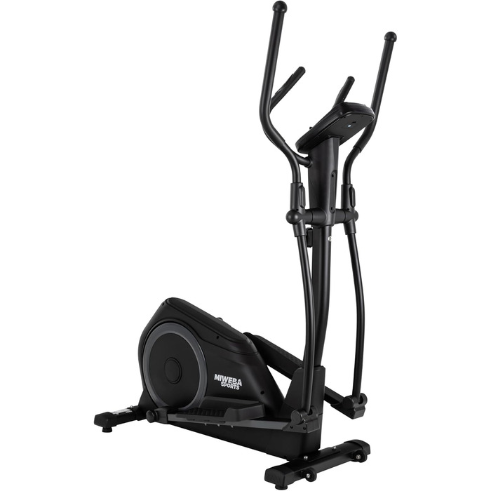 Еліптичний тренажер Miweba Sports MC500 Stepper | 120 кг, 7 кг маховик, LCD монітор, тихий кардіотренажер для дому