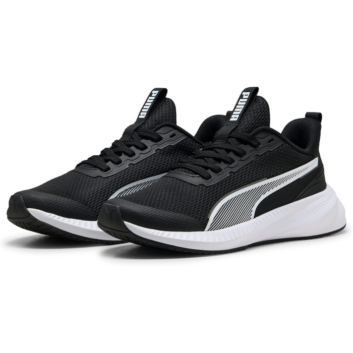 Дитячі кросівки PUMA Flyer Lite 3 Jr - чорно-білі, 37.5 EU