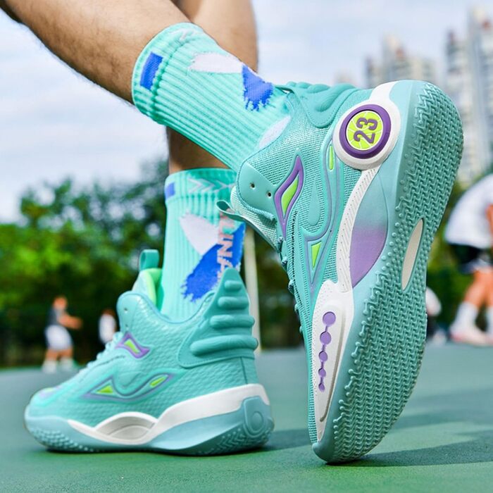 Баскетбольні кросівки High Top з антиковзким покриттям, легкі та зручні, білі (41 EU, вузька колодка)