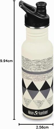 Сталева пляшка для води Klean Kanteen Pepper Ridge, унісекс, нержавіююча сталь, One Size