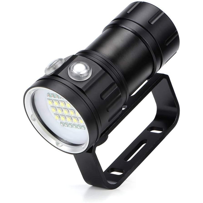 Підводний ліхтар Akozon 18000LM, 500м, 7 режимів, IPX8, з ручкою