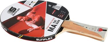 Sunflex MA YAT Sum професійна ракетка для настільного тенісу, ITTF сертифікат, Shogun накладка, анатомічна ручка Smart Grip, для змагань