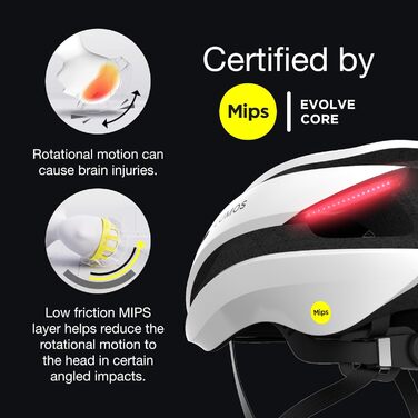 Розумний велосипедний шолом Lumos Ultra з LED-підсвіткою, поворотниками, стоп-сигналом, Bluetooth, для чоловіків і жінок