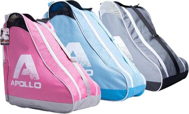 Сумка для роликів Apollo Skate Bag: сіра, для дітей та дорослих, для роликів, інлайнів та аксесуарів