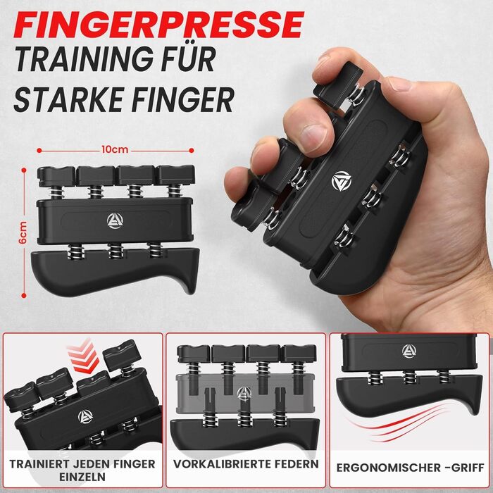 Набір для тренування рук FUNFLEX: 5шт. (підсилювач сили, розтягувач пальців, тренажер зап'ястя)