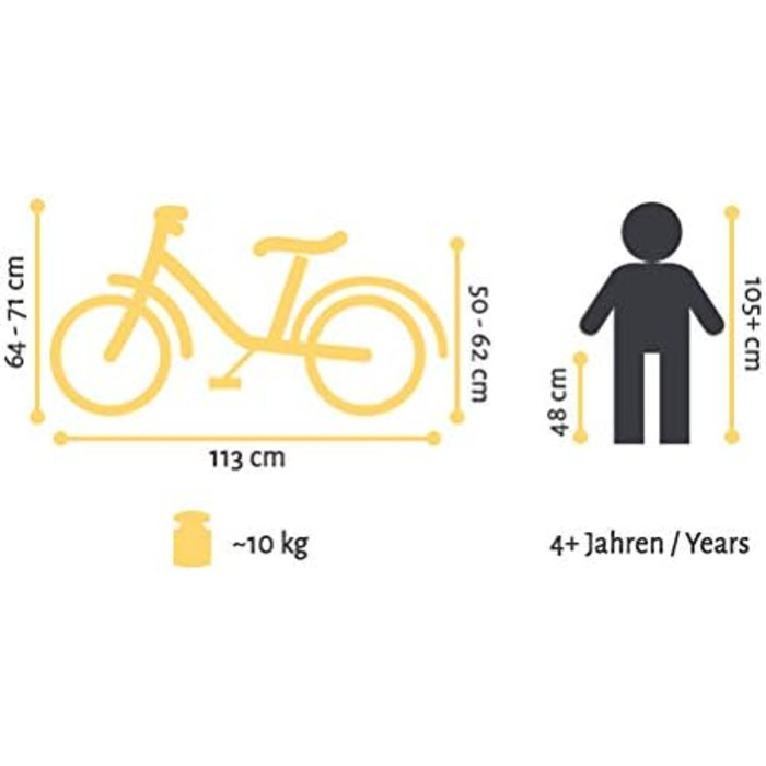 Дитячий велосипед BIKESTAR 16 дюймів для дівчаток і хлопчиків від 4-5 років, гірський велосипед, тестування без ризику