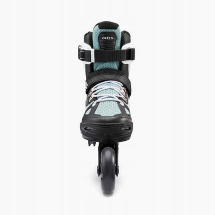 Ролики Oxelo Fit5, чорно-біло-бірюзові, р. 38-41