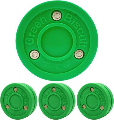 Тренувальні хокейні шайби Green Biscuit Original для передач, 3 шт