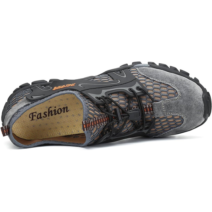 Чоловічі спортивні сандалії FLARUT для літа, трекінгу та хайкінгу. Сірі сандалії для активного відпочинку, бігу та скелелазіння (39 EU).